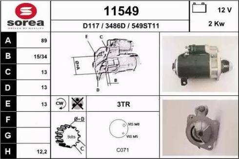 EAI 11549 - Starter www.molydon.hr