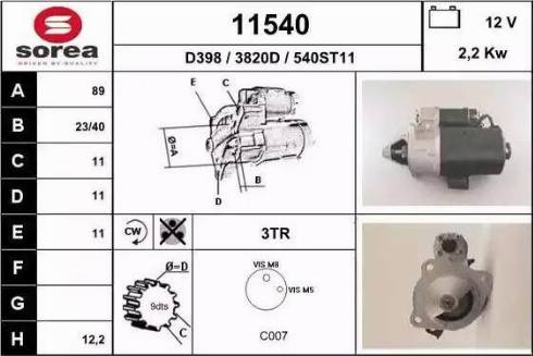 EAI 11540 - Starter www.molydon.hr