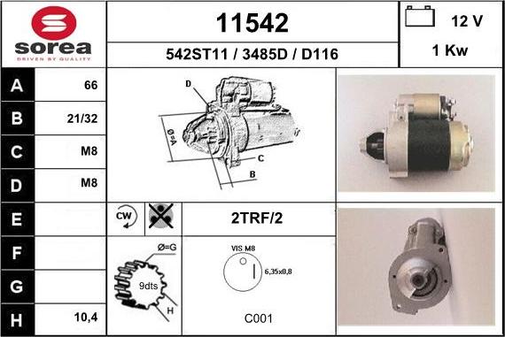 EAI 11542 - Starter www.molydon.hr