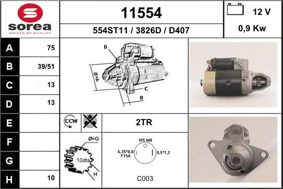 EAI 11554 - Starter www.molydon.hr