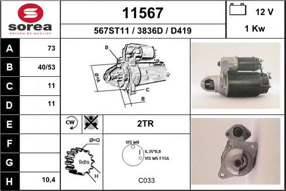 EAI 11567 - Starter www.molydon.hr