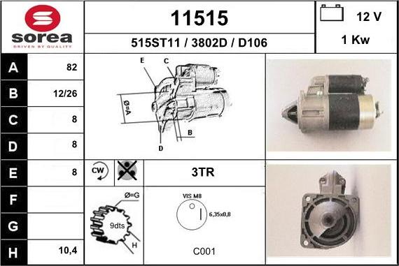 EAI 11515 - Starter www.molydon.hr