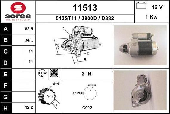 EAI 11513 - Starter www.molydon.hr