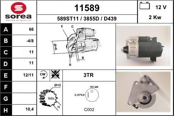 EAI 11589 - Starter www.molydon.hr