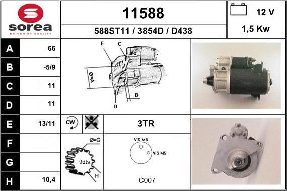 EAI 11588 - Starter www.molydon.hr