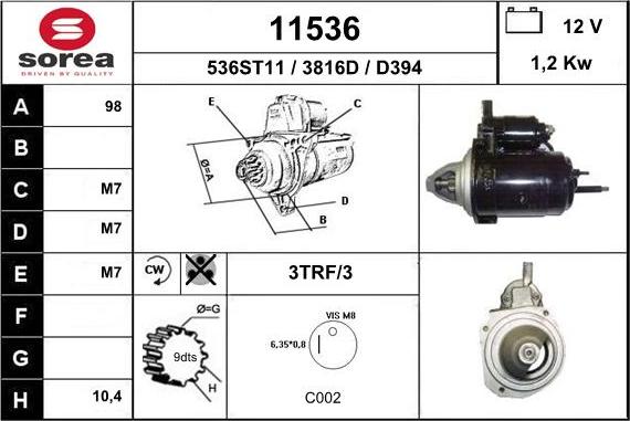 EAI 11536 - Starter www.molydon.hr