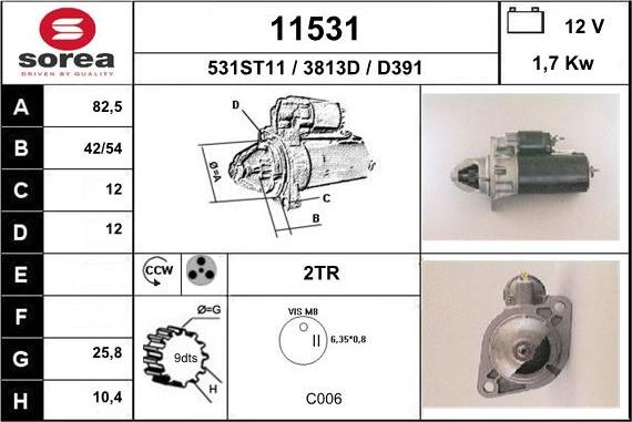 EAI 11531 - Starter www.molydon.hr