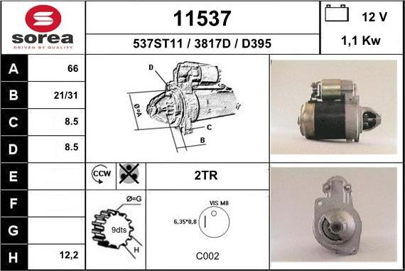 EAI 11537 - Starter www.molydon.hr