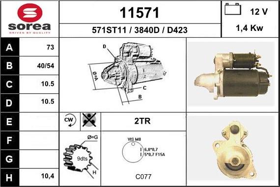 EAI 11571 - Starter www.molydon.hr