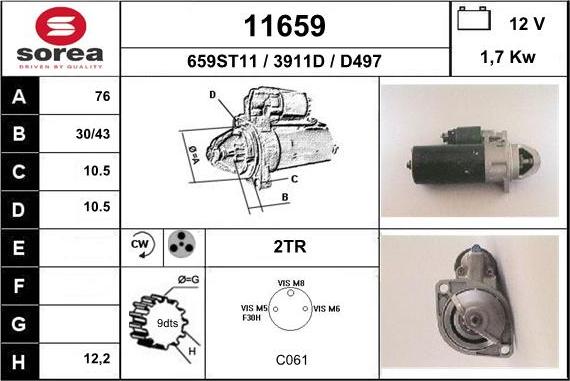 EAI 11659 - Starter www.molydon.hr