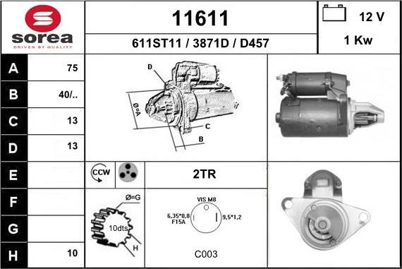 EAI 11611 - Starter www.molydon.hr