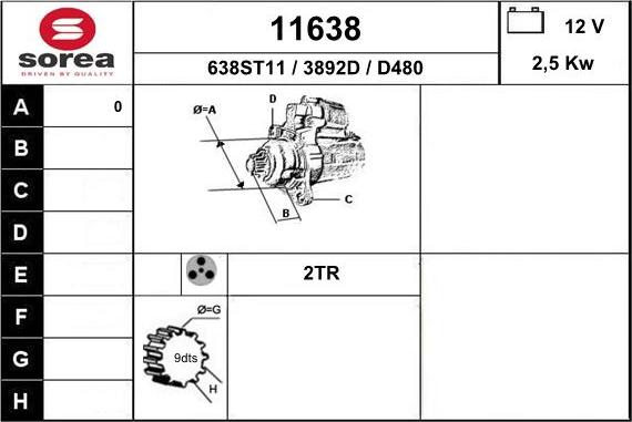 EAI 11638 - Starter www.molydon.hr