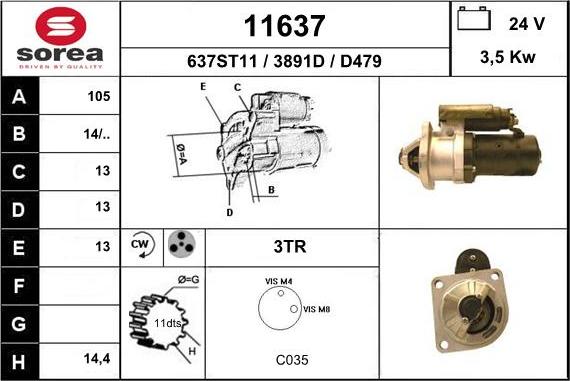 EAI 11637 - Starter www.molydon.hr