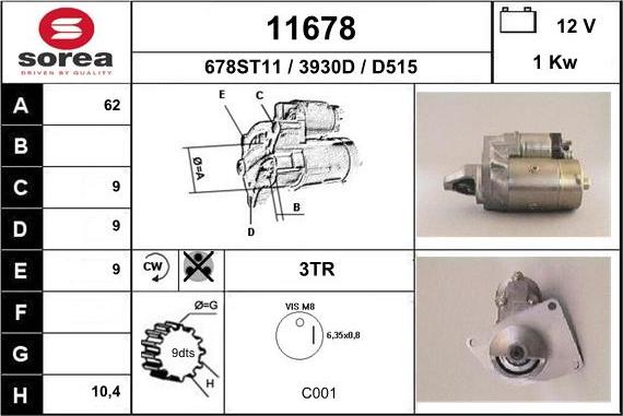 EAI 11678 - Starter www.molydon.hr