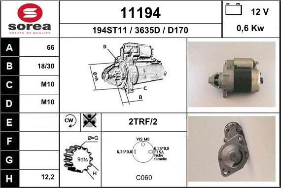 EAI 11194 - Starter www.molydon.hr