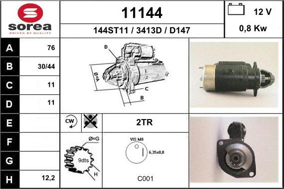 EAI 11144 - Starter www.molydon.hr