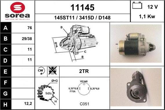 EAI 11145 - Starter www.molydon.hr