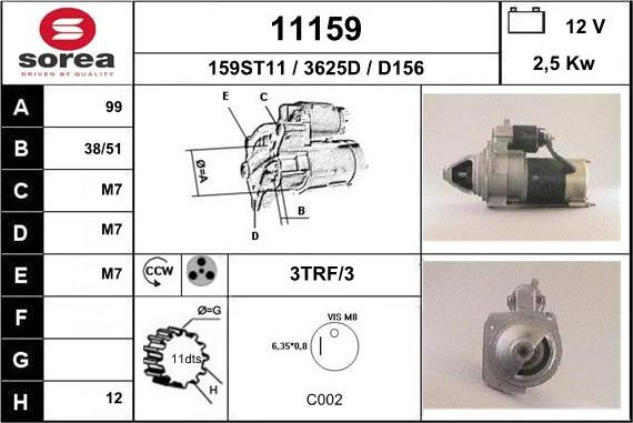 EAI 11159 - Starter www.molydon.hr