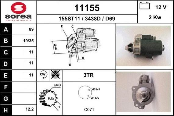 EAI 11155 - Starter www.molydon.hr