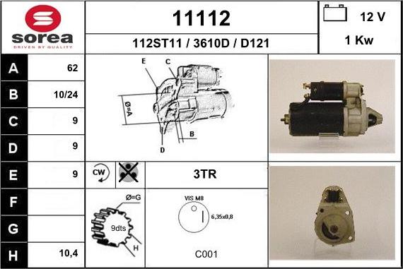 EAI 11112 - Starter www.molydon.hr