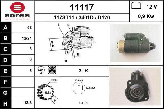 EAI 11117 - Starter www.molydon.hr