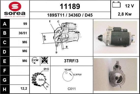 EAI 11189 - Starter www.molydon.hr