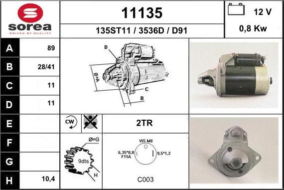 EAI 11135 - Starter www.molydon.hr