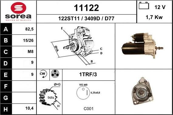 EAI 11122 - Starter www.molydon.hr