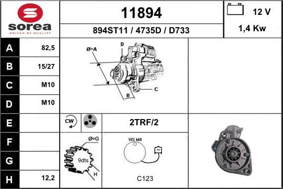 EAI 11894 - Starter www.molydon.hr