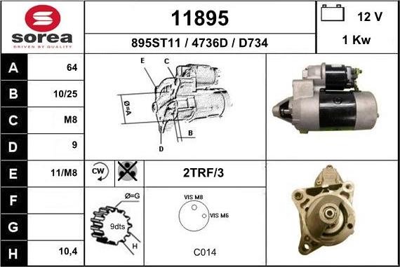 EAI 11895 - Starter www.molydon.hr