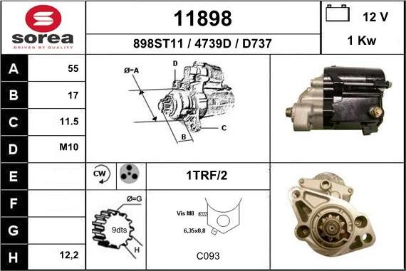 EAI 11898 - Starter www.molydon.hr