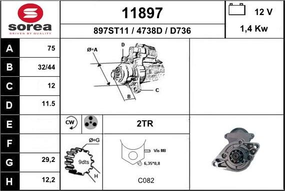 EAI 11897 - Starter www.molydon.hr