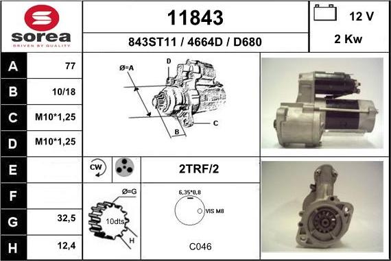 EAI 11843 - Starter www.molydon.hr