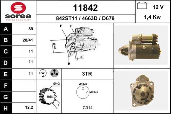 EAI 11842 - Starter www.molydon.hr