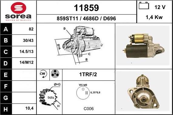 EAI 11859 - Starter www.molydon.hr