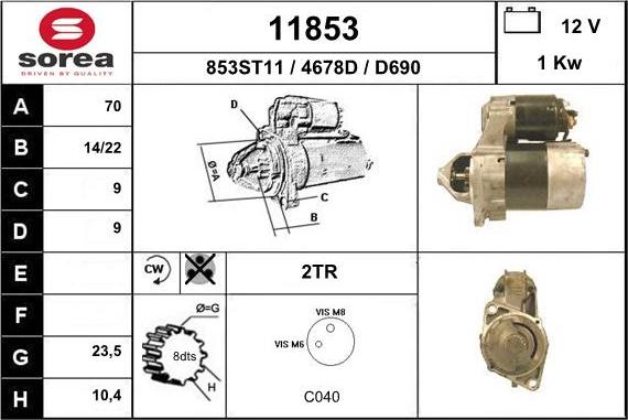 EAI 11853 - Starter www.molydon.hr