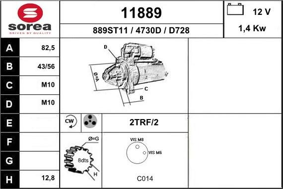 EAI 11889 - Starter www.molydon.hr