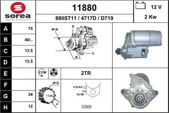 EAI 11880 - Starter www.molydon.hr