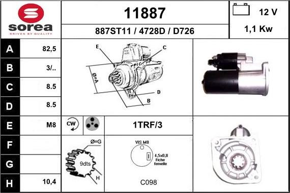 EAI 11887 - Starter www.molydon.hr