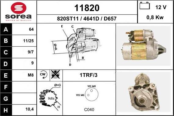 EAI 11820 - Starter www.molydon.hr