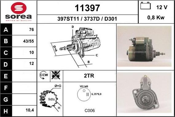 EAI 11397 - Starter www.molydon.hr