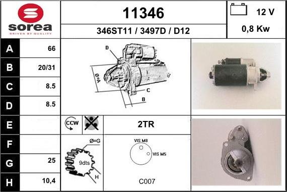 EAI 11346 - Starter www.molydon.hr