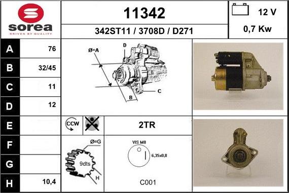 EAI 11342 - Starter www.molydon.hr