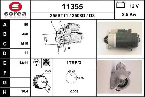 EAI 11355 - Starter www.molydon.hr