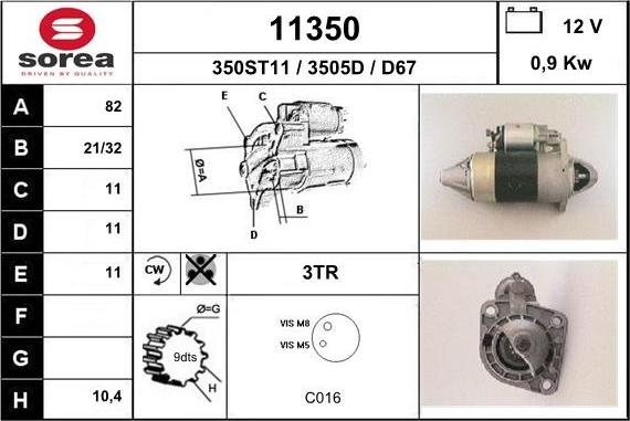 EAI 11350 - Starter www.molydon.hr