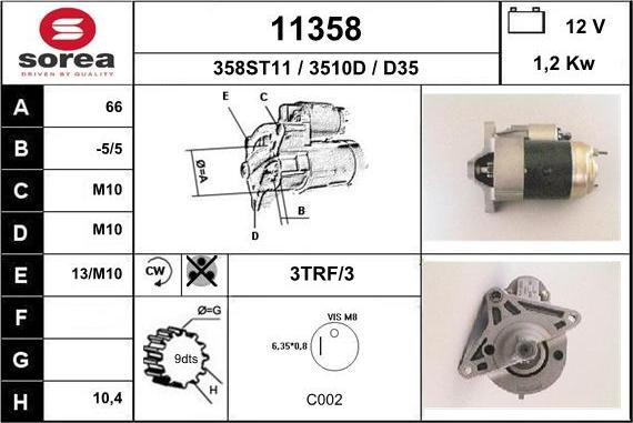 EAI 11358 - Starter www.molydon.hr