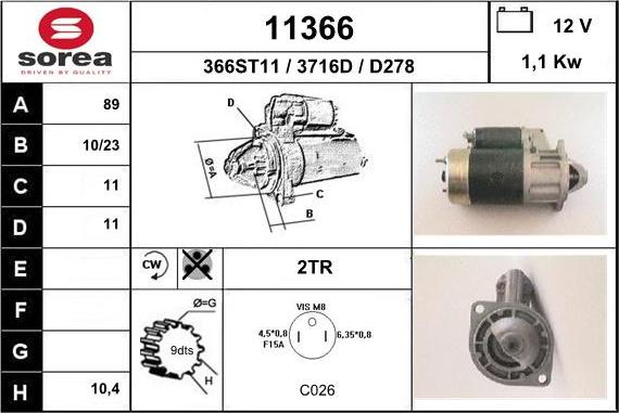 EAI 11366 - Starter www.molydon.hr