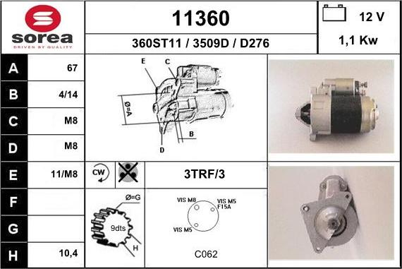 EAI 11360 - Starter www.molydon.hr