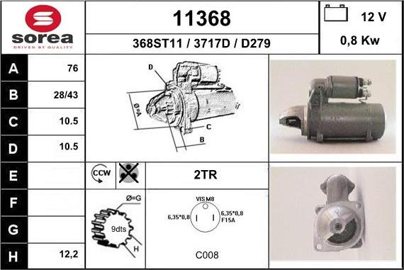 EAI 11368 - Starter www.molydon.hr