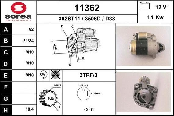 EAI 11362 - Starter www.molydon.hr